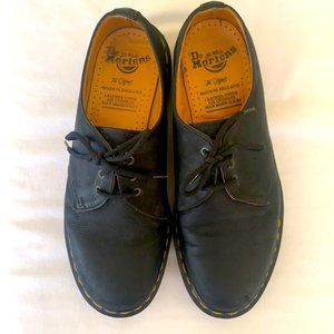 Dr martens black lace Oxford 1461 3 eye Gibson sz8 uk (sz 9 us)